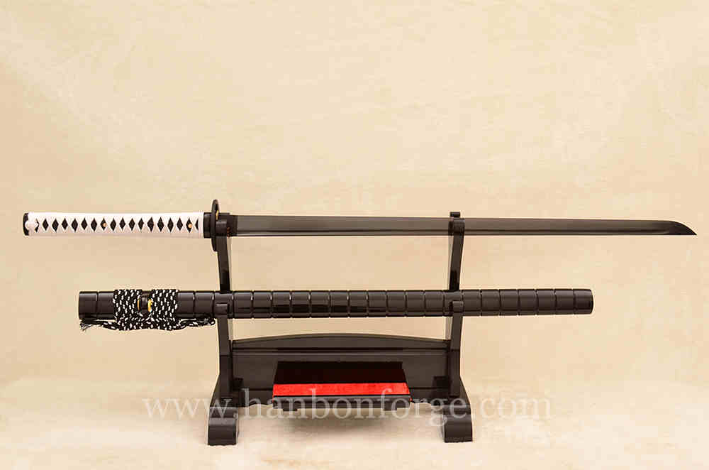 1 Custom Made Square Black Iron Tsuba #D for Japanese Ninjato Ninja Sword 