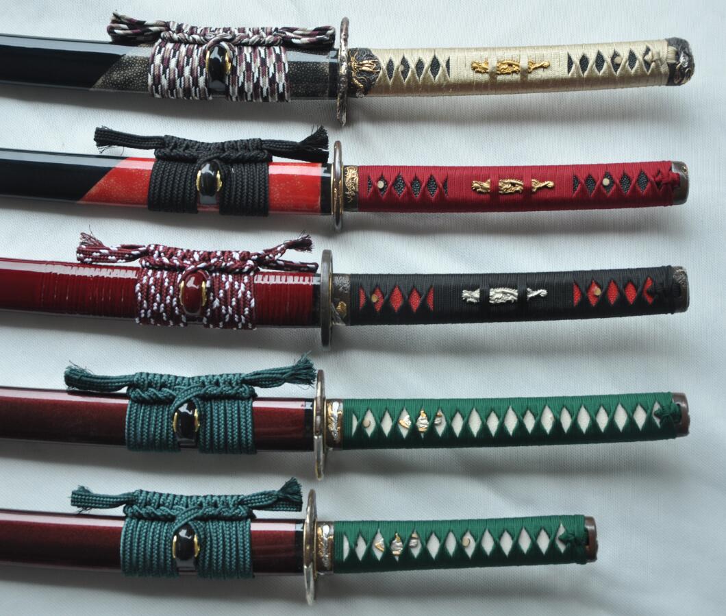 new made customized katana sword sets