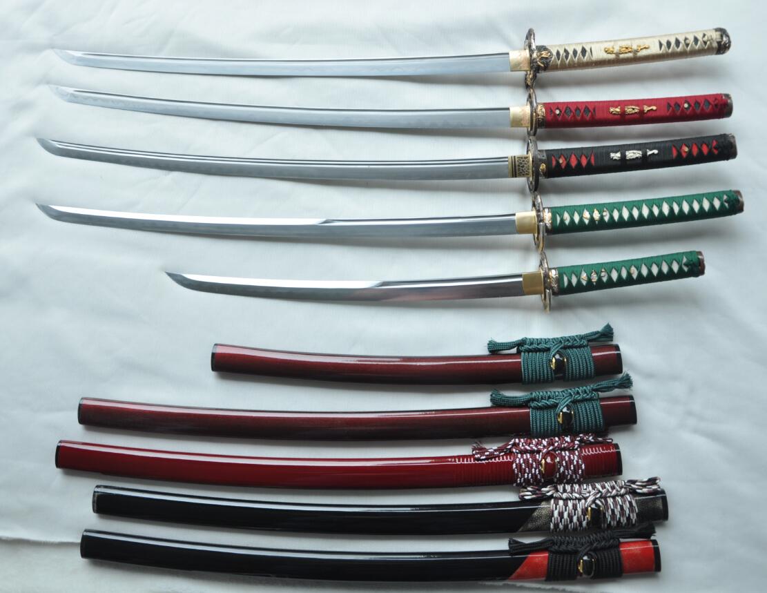 new made customized katana sword sets