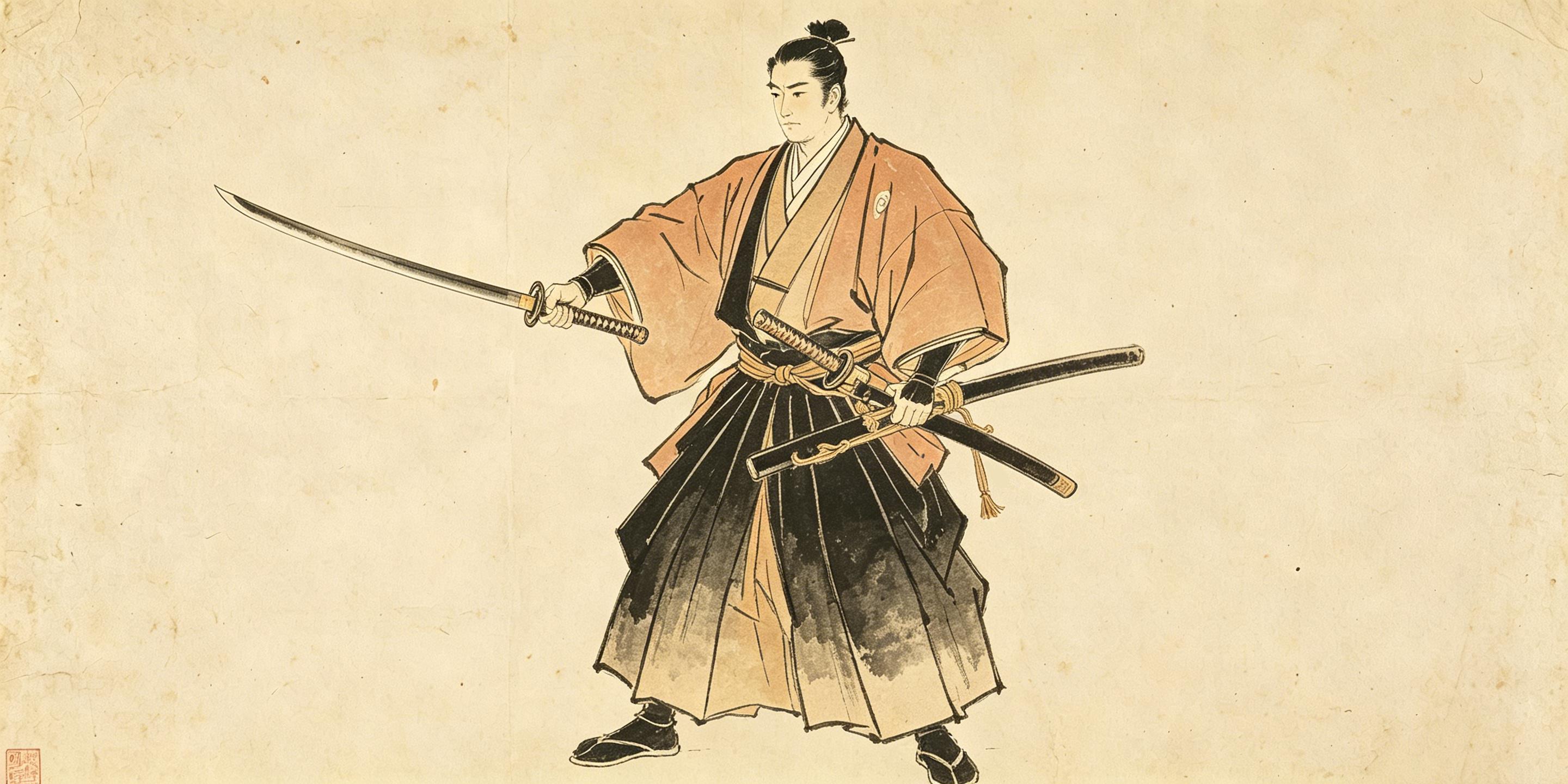 Samurai daisho pair of katana and wakizashi swords Samurai daisho pair of katana and wakizashi swords