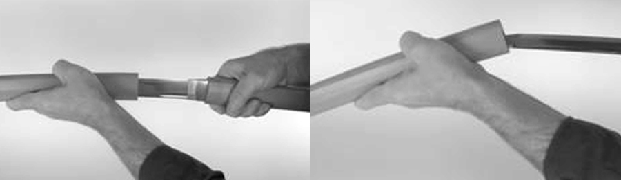 Traditional Japanese katana used to demonstrate proper Japanese sword etiquette and handling Traditional Japanese katana used to demonstrate proper Japanese sword etiquette and handling