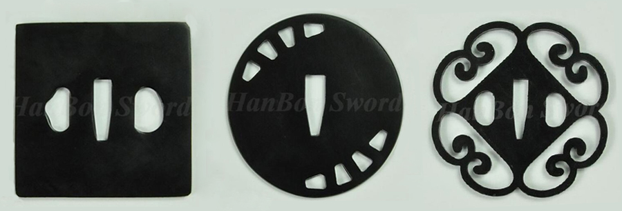 Traditional Japanese sword guard illustrating early forms of Japanese tsuba design