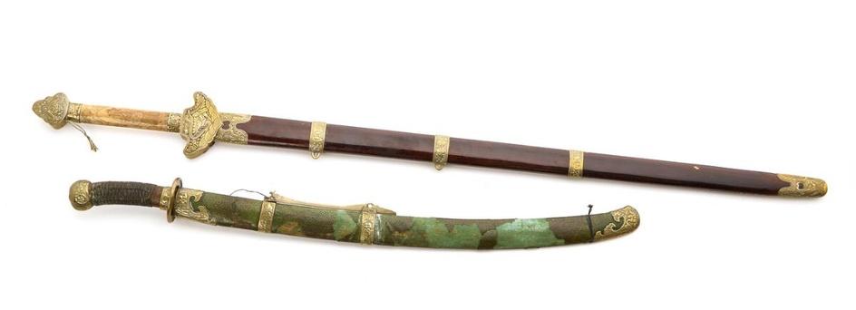 Comparison between Han Jian straight sword and Chinese Dao curved sword Comparison between Han Jian straight sword and Chinese Dao curved sword
