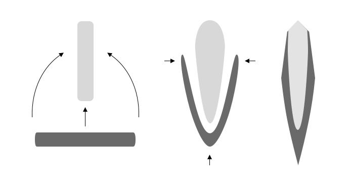 GYAKU-KOBUSE katana steel layer construction diagram