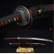  Musashi Design Tsuba Damascus Steel Oil Quenched Full Tang Blade Japanese Samurai Sword