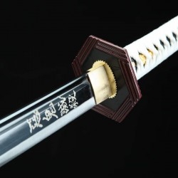 Tomioka Yoshiyuki Cosplay Anime Swords Real Demon Slayer Sword Handmade Samurai Sword 1045 Carbon Steel Blade