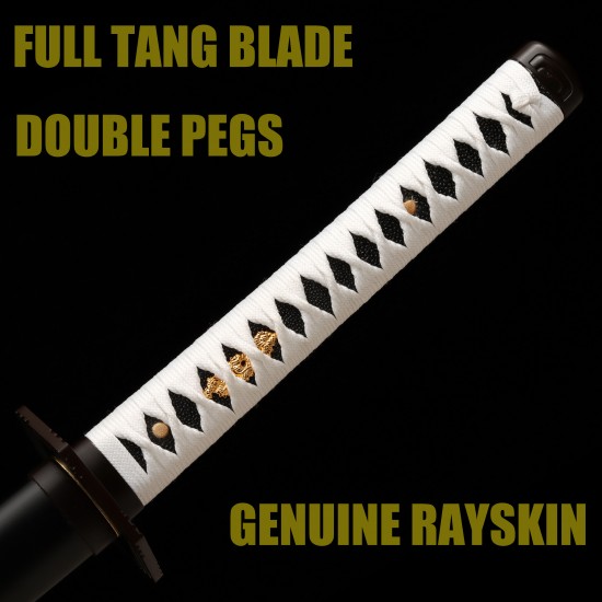 Tomioka Yoshiyuki Demon Slayer Nichirin Sword – Handmade T10 Steel Cosplay Katana