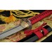 Dragonfly Koshirae Damascus Steel Oil Quenched Full Tang Blade Japanese Samurai Sword
