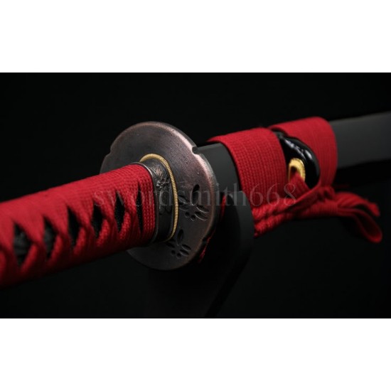 Dragonfly Koshirae Damascus Steel Oil Quenched Full Tang Blade Japanese KATANA Samurai Sword Dragonfly Koshirae Damascus Steel Oil Quenched Full Tang Blade Japanese KATANA Samurai Sword
