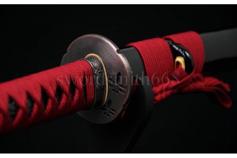 KO-KATANA JAPANESE SAMURAI DRAGON SWORD 8196 layers Dasmacus Oil Quenched Blade 