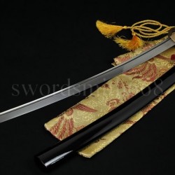 Dragonfly Koshirae Damascus Steel Oil Quenched Full Tang Blade Japanese KATANA Samurai Sword