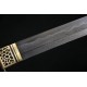 Fully Hand Forged Japanese Sword KATANA Damascus Steel Clay Tempered Full Tang Blade Iron Koshirae