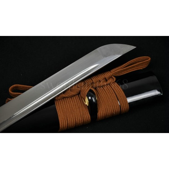  Musashi Design Tsuba Damascus Steel Oil Quenched Full Tang Blade Japanese Samurai Sword