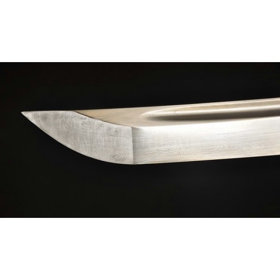 Musashi Design Tsuba Damascus Steel Oil Quenched Full Tang Blade Japanese Samurai Sword Musashi Design Tsuba Damascus Steel Oil Quenched Full Tang Blade Japanese Samurai Sword
