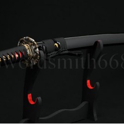 Japanese Samurai Dragon Sword KATANA Unokubi-Zukuri Full Tang Clay tempered Blade