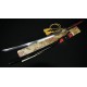 Japanese Samurai Sword KATANA Fully Hand Forged Damascus Steel Clay Tempered Full Tang Blade