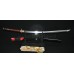 Fully Hand Forged Damascus Steel Clay Tempered Full Tang Blade Brass Koshiare Japanese Samurai Sword