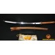 Hand Made Japanese Samurai KATANA Sword Unokubi-Zukuri Full Tang Clay tempered Blade