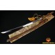 Hand Made Japanese Samurai KATANA Sword Unokubi-Zukuri Full Tang Clay tempered Blade