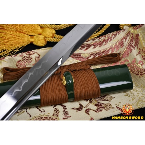 High Quality Japanese Samurai Sword KATANA CLAY TEMPERED FULL TANG BLADE