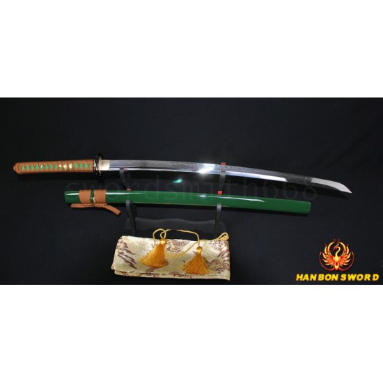 High Quality Japanese Samurai Sword KATANA CLAY TEMPERED FULL TANG BLADE