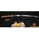 Japanese Samurai Sword Unokubi-Zukuri Full Tang Clay tempered Full Tang Blade