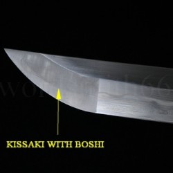 Fully Hand Forged Damascus Steel Clay Tempered Blade Dragon Koshirae Japanese Samurai Sword Wakizashi