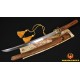 Fully Hand Forged Damascus Steel Clay Tempered Blade Dragon Koshirae Japanese Samurai Sword Wakizashi