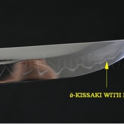 Japanese Samurai Sword Unokubi-Zukuri Full Tang Clay tempered Blade Japanese Samurai Sword Unokubi-Zukuri Full Tang Clay tempered Blade