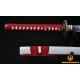 Japanese Samurai Sword Unokubi-Zukuri Full Tang Clay tempered Blade