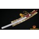 Japanese Samurai Sword Unokubi-Zukuri Full Tang Clay tempered Blade