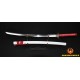 Japanese Samurai Sword Unokubi-Zukuri Full Tang Clay tempered Blade