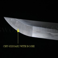 Fully Hand Forged Damascus Steel Clay Tempered Full Tang Blade Japanese Samurai Sword