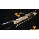 Fully Hand Forged Damascus Steel Clay Tempered Full Tang Blade Japanese Samurai Sword