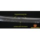 1095 high carbon steel Japanese Samurai Sword Wakizashi Unokubi-Zukuri Full Tang Clay tempered Blade