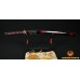 1095 high carbon steel Japanese Samurai Sword Wakizashi Unokubi-Zukuri Full Tang Clay tempered Blade