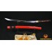 Japanese Samurai Sword Wakizashi Sword Unokubi-Zukuri Full Tang Clay tempered Blade
