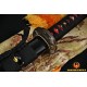 31" Japanese Samurai Sword Wakizashi Fully Hand Forged Damascus Steel Clay Tempered Full Tang Blade