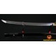 31" Japanese Samurai Sword Wakizashi Fully Hand Forged Damascus Steel Clay Tempered Full Tang Blade