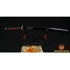 31" Japanese Samurai Sword Wakizashi Fully Hand Forged Damascus Steel Clay Tempered Full Tang Blade