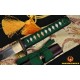 Japanese Samurai Sword WAKIZASHI Unokubi-Zukuri Full Tang Clay tempered Blade