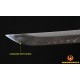 Japanese Samurai Sword Wakizashi SHIRASAYA Unokubi-Zukuri Full Tang Clay tempered Blade