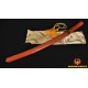 Japanese Samurai Sword Wakizashi SHIRASAYA Unokubi-Zukuri Full Tang Clay tempered Blade