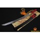 Fully Hand Made Janpense Samurai WAKIZASHI Damascus Steel Oil Quenched Full Tang Blade