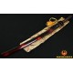 Full Hand Made Japanese SAMURAI SWORD KATANA BLACK STEEL Oil Quenched FULL TANG BLADE IRON KOSHIRAE