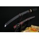 Full Hand Made Japanese SAMURAI SWORD KATANA BLACK STEEL Oil Quenched FULL TANG BLADE IRON KOSHIRAE