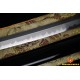 Full Hand Made Japanese SAMURAI SWORD KATANA Clay Tempered FULL TANG BLADE wave KOSHIRAE