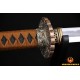 Full Hand Made Japanese SAMURAI SWORD KATANA Clay Tempered FULL TANG BLADE wave KOSHIRAE