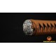 Full Hand Made Japanese SAMURAI SWORD KATANA Clay Tempered FULL TANG BLADE wave KOSHIRAE