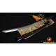 Hand Forged Full Tang Blade Clay Tempered HAZUYA Polished Japanese KATANA Samurai Sword